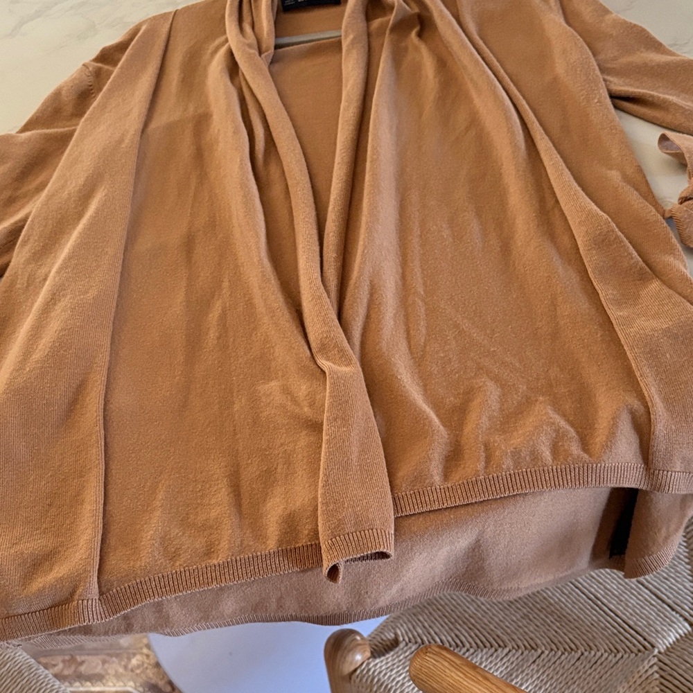 Zara Knit Camel Cardigan - Picture 3 of 3